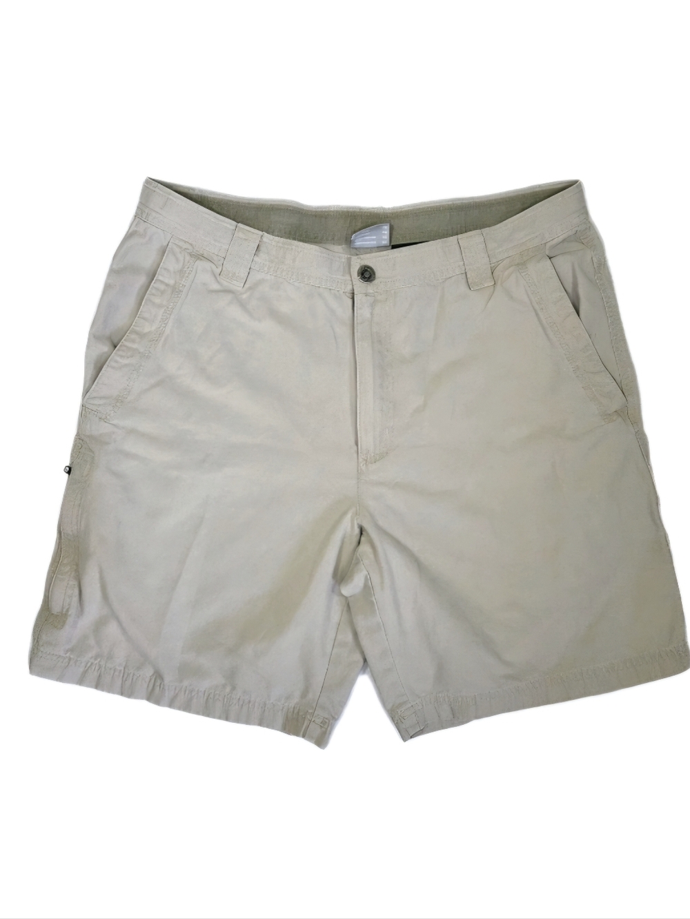 Columbia Mens Ultimate Roc Flex Shorts Size 36 Beige Outdoor Omni Shield